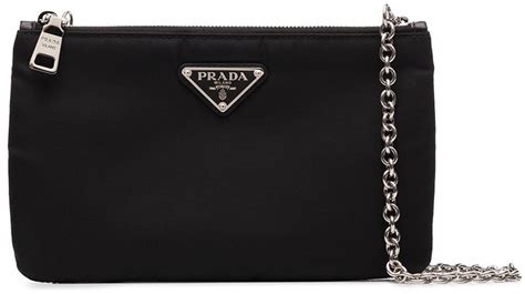 prada nylon double compartment crossbody bag|Prada nylon shoulder bag price.